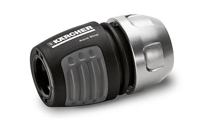 Коннектор для шланга Premium c аквастопом 1/2" - 5/8" - 3/4"
