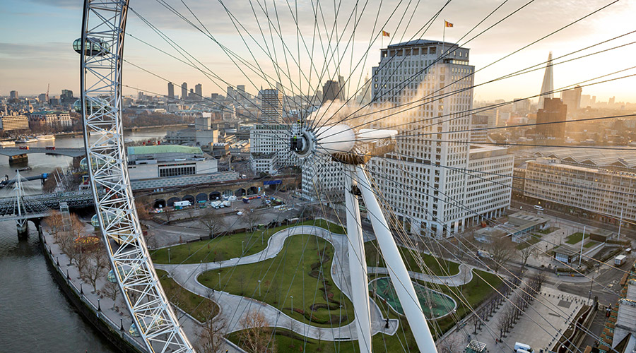 Karcher на London Eye - генеральная уборка на высоте 440 футов